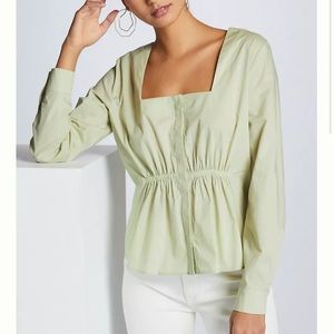 NWT Anthropologie Puff Sleeve Blouse